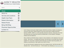 Tablet Screenshot of northottawamedicalgroup.org